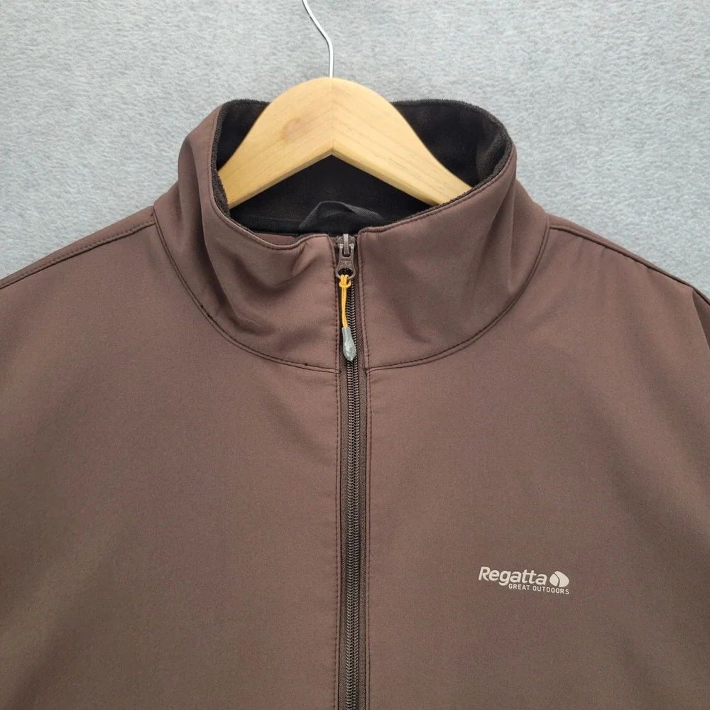 Regatta Softshell Jacket Mens XXL Brown‎ Water Repellent Wind Resistant Outdoor